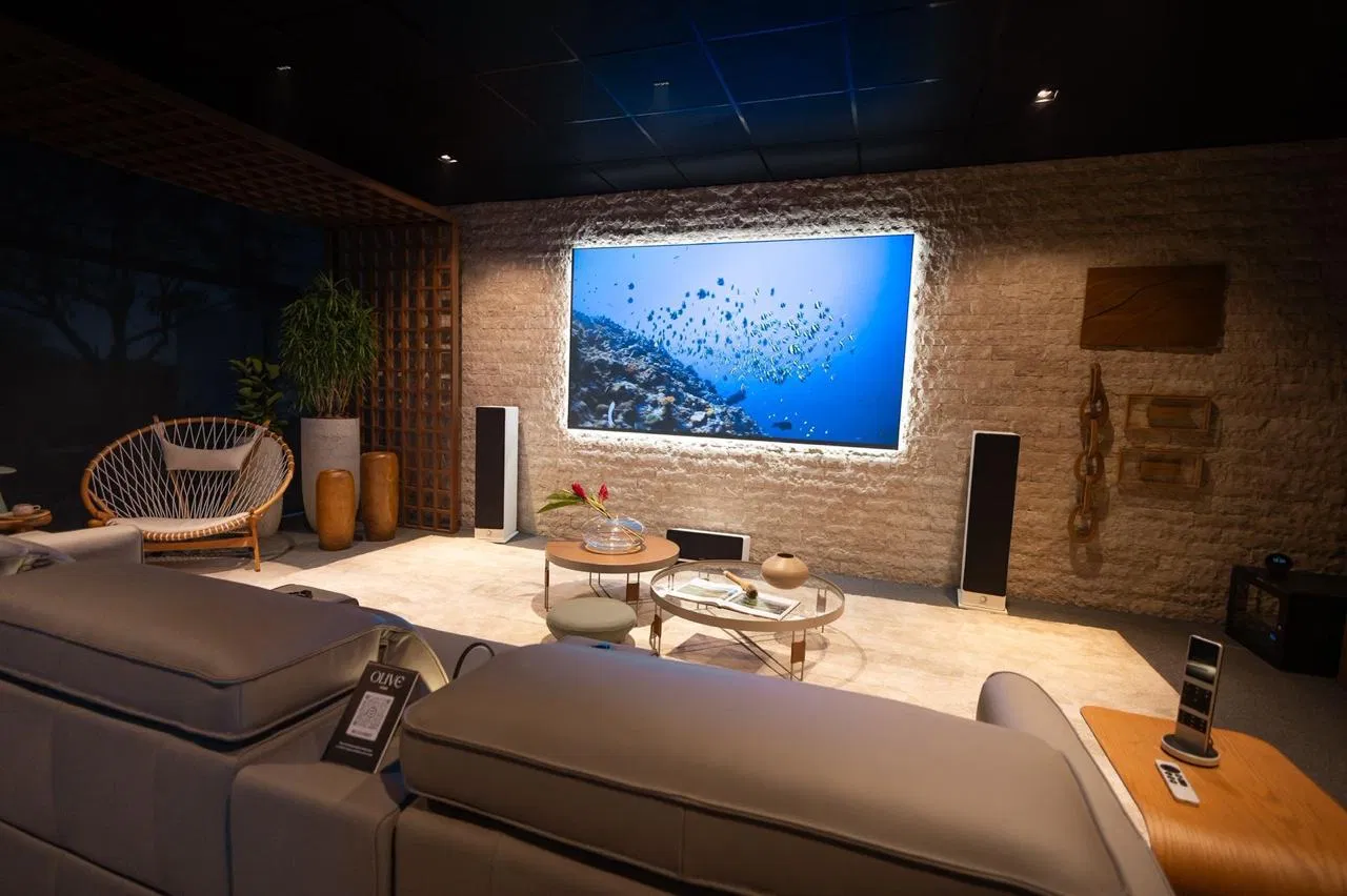 Home theater sofisticado Audihome